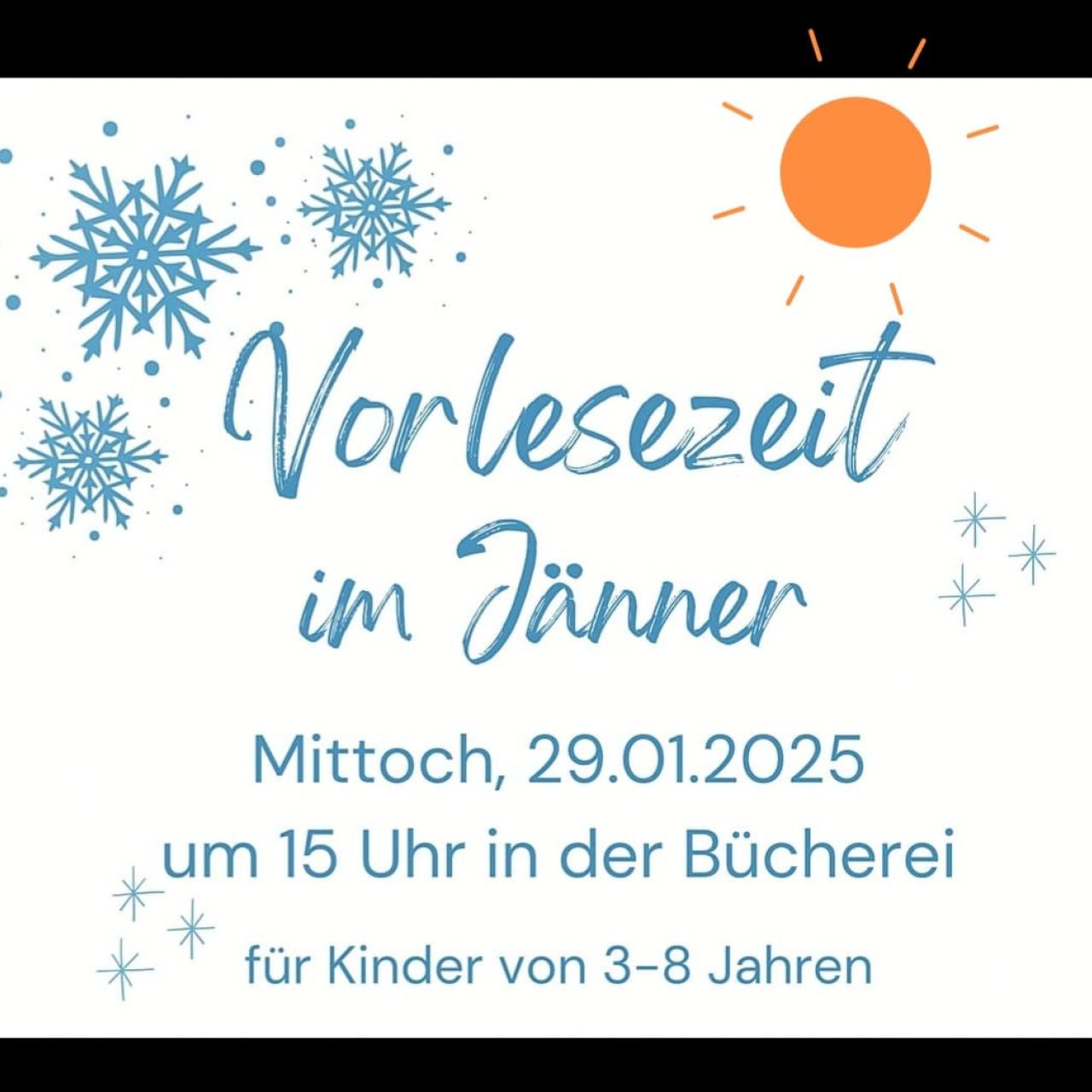 Vorlesezeit Jänner